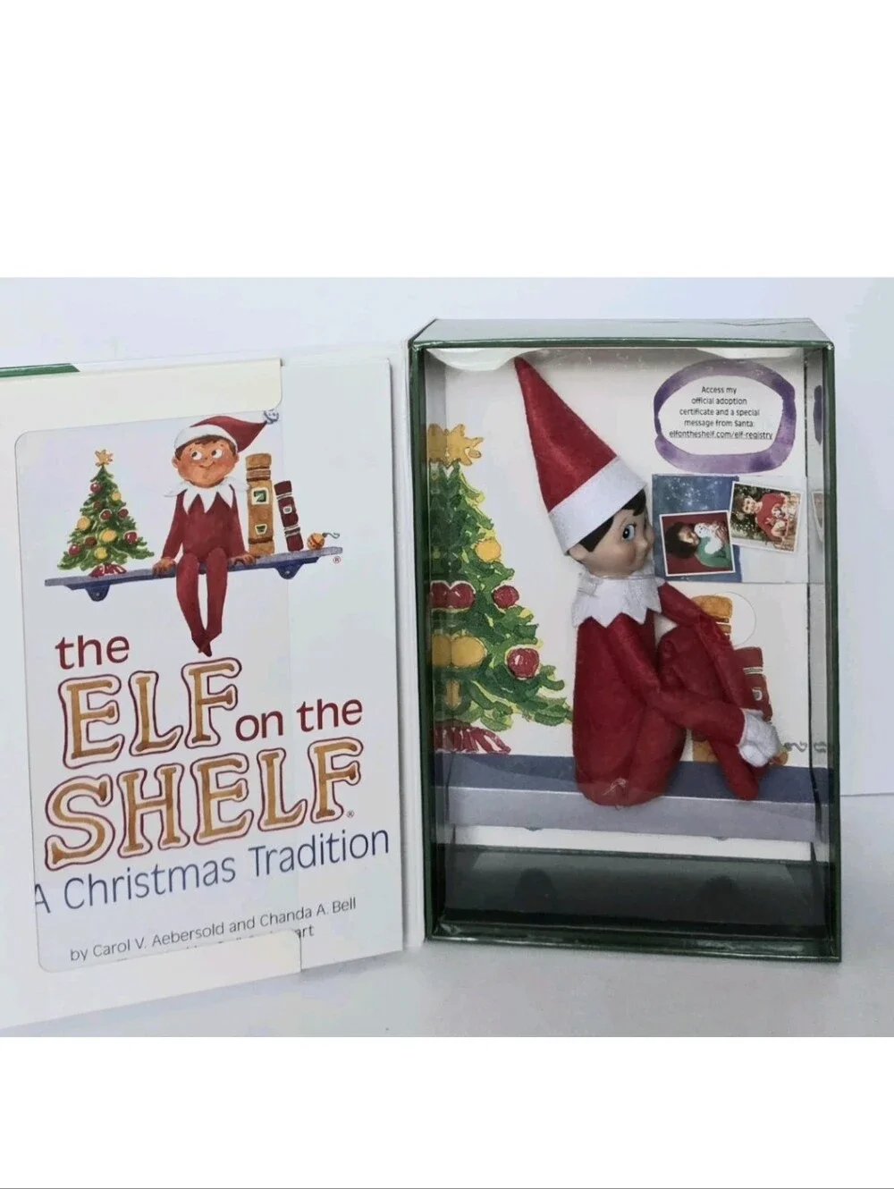 ELF ON THE SHELF LOT, SCOUT BOY ELF, PLUSH PETS AND BOOKS